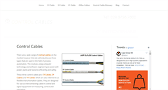 Desktop Screenshot of control-cables.co.uk